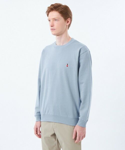 MACKINTOSH PHILOSOPHY(MENS) / マッキントッシュ フィロソフィー　メンズ カットソー | 【WEB&一部店舗限定】バッキンガムベア 10オンス裏パイル ワンポイントクルーネック | 詳細6