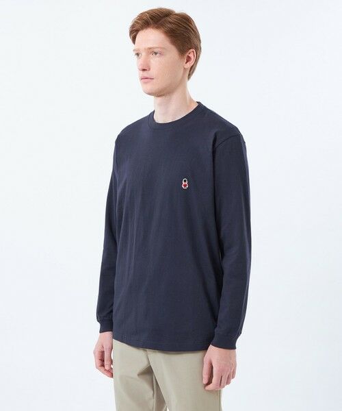 MACKINTOSH PHILOSOPHY(MENS) / マッキントッシュ フィロソフィー　メンズ カットソー | 【WEB&一部店舗限定】バッキンガムベア 5.6oz天竺 ワンポイントロンＴ | 詳細6