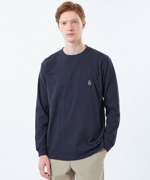 MACKINTOSH PHILOSOPHY(MENS)/マッキントッシュ フィロソフィー メンズ 【WEB&一部店舗限定】バッキンガムベア 5.6oz天竺 ワンポイントロンT ネイビー3 40 MACKINTOSH PHILOSOPHY(MENS)/マッキントッシュ フィロソフィー メンズ 【WEB&一部店舗限定】バッキンガムベア 5.6oz天竺 ワンポイントロンT ネイビー3 40