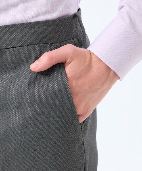 MACKINTOSH PHILOSOPHY(MENS) / マッキントッシュ フィロソフィー　メンズ その他パンツ | トロッター トラウザーズ #000（ナンバーゼロ）バーズアイストレッチ リサイクル | 詳細10