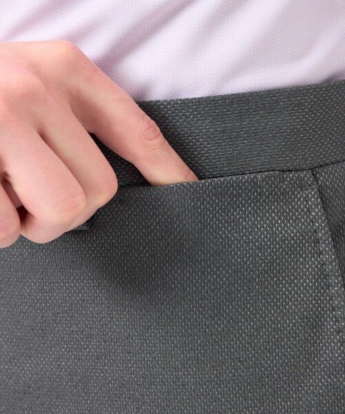 MACKINTOSH PHILOSOPHY(MENS) / マッキントッシュ フィロソフィー　メンズ その他パンツ | トロッター トラウザーズ #000（ナンバーゼロ）バーズアイストレッチ リサイクル | 詳細11