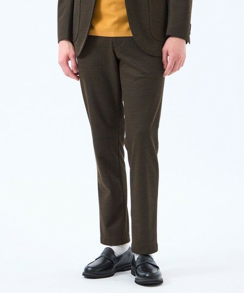 MACKINTOSH PHILOSOPHY(MENS)/マッキントッシュ フィロソフィー メンズ テーラードジャージー パンツ ウール混メッシュジャージー ブラウン5 42 MACKINTOSH PHILOSOPHY(MENS)/マッキントッシュ フィロソフィー メンズ テーラードジャージー パンツ ウール混メッシュジャージー ブラウン5 42
