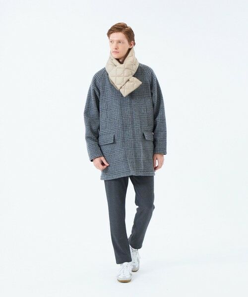 MACKINTOSH PHILOSOPHY(MENS) / マッキントッシュ フィロソフィー　メンズ マフラー・ショール・スヌード・ストール | タフタ×ボア リバーシブルダウンマフラー with TAION | 詳細7