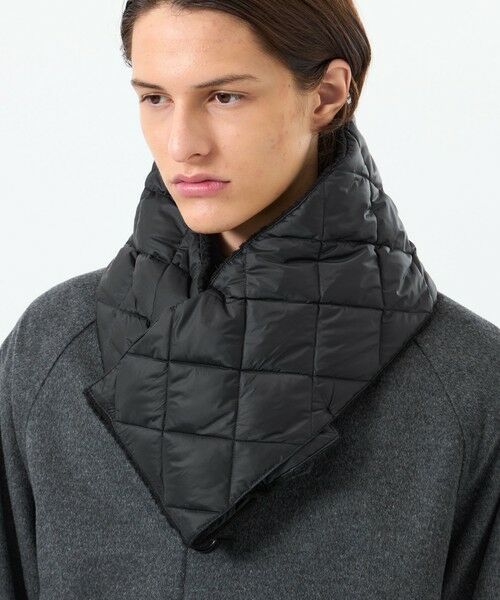 MACKINTOSH PHILOSOPHY(MENS) / マッキントッシュ フィロソフィー　メンズ マフラー・ショール・スヌード・ストール | タフタ×ボア リバーシブルダウンマフラー with TAION | 詳細1