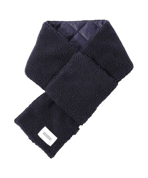 MACKINTOSH PHILOSOPHY(MENS) / マッキントッシュ フィロソフィー　メンズ マフラー・ショール・スヌード・ストール | タフタ×ボア リバーシブルダウンマフラー with TAION | 詳細13