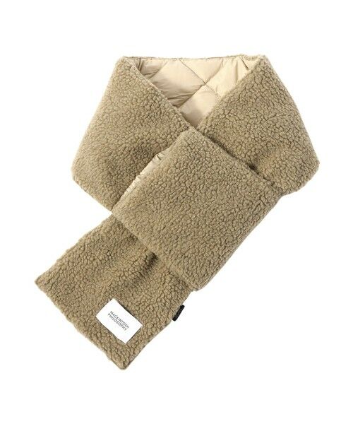 MACKINTOSH PHILOSOPHY(MENS) / マッキントッシュ フィロソフィー　メンズ マフラー・ショール・スヌード・ストール | タフタ×ボア リバーシブルダウンマフラー with TAION | 詳細14