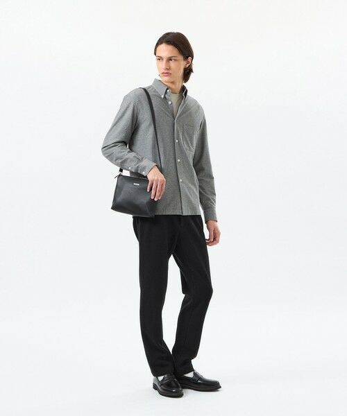 MACKINTOSH PHILOSOPHY(MENS) / マッキントッシュ フィロソフィー　メンズ メッセンジャーバッグ・ウエストポーチ | シンセティックシュリンクレザー 2WAYショルダーバッグ | 詳細4