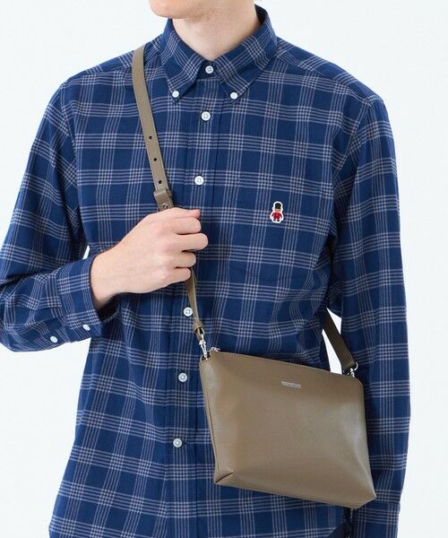 MACKINTOSH PHILOSOPHY(MENS) / マッキントッシュ フィロソフィー　メンズ メッセンジャーバッグ・ウエストポーチ | シンセティックシュリンクレザー 2WAYショルダーバッグ | 詳細1