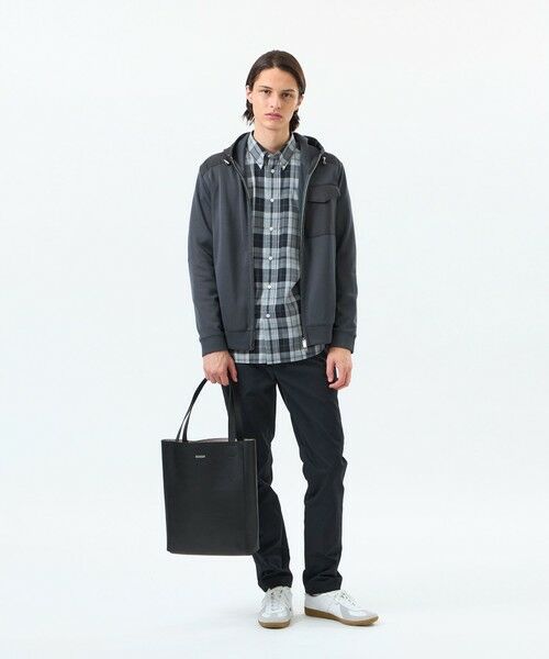 MACKINTOSH PHILOSOPHY(MENS) / マッキントッシュ フィロソフィー　メンズ メッセンジャーバッグ・ウエストポーチ | シンセティックシュリンクレザー バーチカルトート | 詳細4