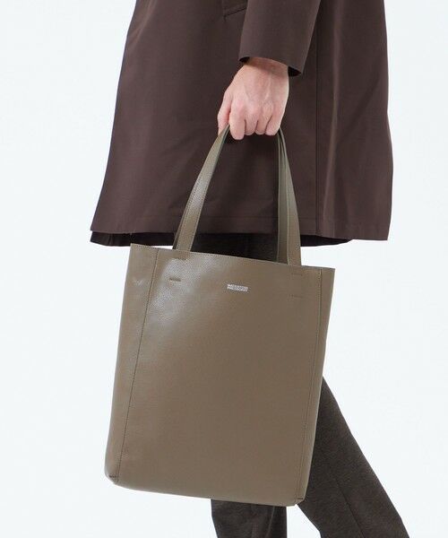 MACKINTOSH PHILOSOPHY(MENS) / マッキントッシュ フィロソフィー　メンズ メッセンジャーバッグ・ウエストポーチ | シンセティックシュリンクレザー バーチカルトート | 詳細1