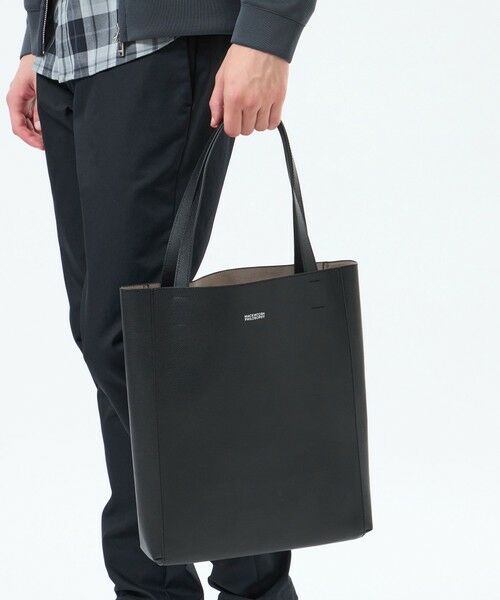 MACKINTOSH PHILOSOPHY(MENS) / マッキントッシュ フィロソフィー　メンズ メッセンジャーバッグ・ウエストポーチ | シンセティックシュリンクレザー バーチカルトート | 詳細2