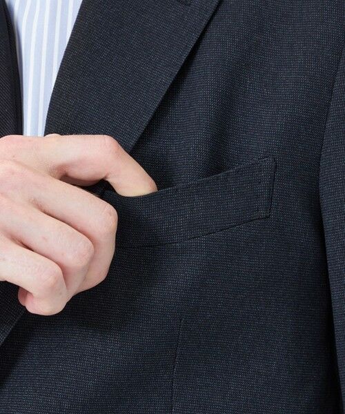 MACKINTOSH PHILOSOPHY(MENS) / マッキントッシュ フィロソフィー　メンズ ノーカラージャケット | トロッター ジャケット ピンヘッドストレッチ | 詳細5