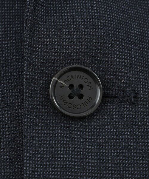 MACKINTOSH PHILOSOPHY(MENS) / マッキントッシュ フィロソフィー　メンズ ノーカラージャケット | トロッター ジャケット ピンヘッドストレッチ | 詳細8
