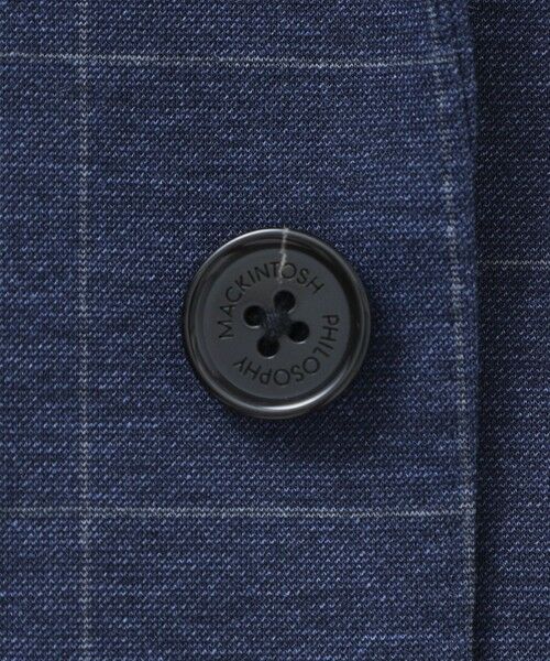 MACKINTOSH PHILOSOPHY(MENS) / マッキントッシュ フィロソフィー メンズ ノーカラージャケット | テーラードジャージー ジャケット ウインドペンプリント | 詳細9