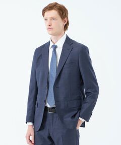 MACKINTOSH PHILOSOPHY(MENS) / マッキントッシュ フィロソフィー　メンズ ノーカラージャケット | トロッター ジャケット#108 ウール混グレンチェック