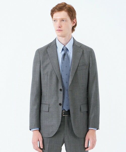 MACKINTOSH PHILOSOPHY(MENS)/マッキントッシュ フィロソフィー メンズ トロッター ジャケット#108 ウール混グレンチェック グレー3 38 MACKINTOSH PHILOSOPHY(MENS)/マッキントッシュ フィロソフィー メンズ トロッター ジャケット#108 ウール混グレンチェック グレー3 38
