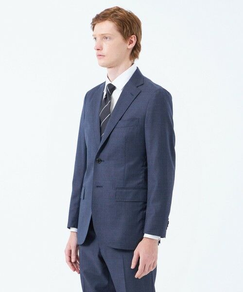 MACKINTOSH PHILOSOPHY(MENS) / マッキントッシュ フィロソフィー　メンズ ノーカラージャケット | トロッター ジャケット#108 ウール混グレンチェック | 詳細4