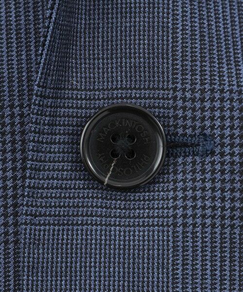 MACKINTOSH PHILOSOPHY(MENS) / マッキントッシュ フィロソフィー　メンズ ノーカラージャケット | トロッター ジャケット#108 ウール混グレンチェック | 詳細9