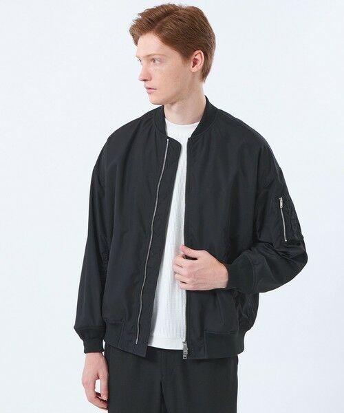 MACKINTOSH PHILOSOPHY(MENS) / マッキントッシュ フィロソフィー メンズ ブルゾン | ブリテック フライトジャケット BOBs 50Dタフタ(ブラック1)