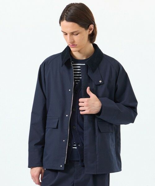 MACKINTOSH PHILOSOPHY(MENS)/マッキントッシュ フィロソフィー メンズ ダブルピーチスキンツイル TAPTON(タップトン) ネイビー3 40