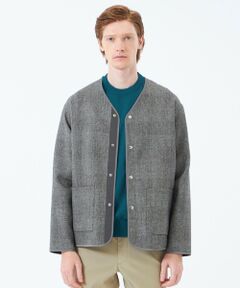 MACKINTOSH PHILOSOPHY(MENS) / マッキントッシュ フィロソフィー　メンズ ブルゾン | ノーカラージャケット 高密度リバークロス