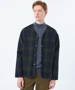 MACKINTOSH PHILOSOPHY(MENS) / マッキントッシュ フィロソフィー　メンズ ブルゾン | ノーカラージャケット 高密度リバークロス