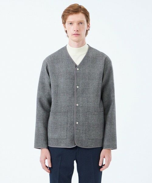 MACKINTOSH PHILOSOPHY(MENS) / マッキントッシュ フィロソフィー　メンズ ブルゾン | ノーカラージャケット 高密度リバークロス | 詳細6