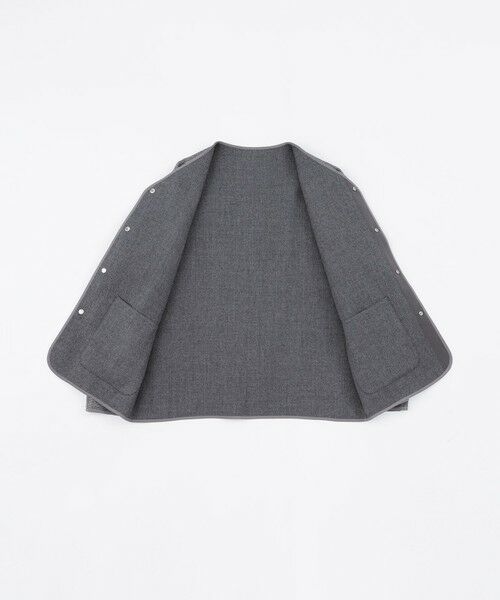 MACKINTOSH PHILOSOPHY(MENS) / マッキントッシュ フィロソフィー　メンズ ブルゾン | ノーカラージャケット 高密度リバークロス | 詳細10