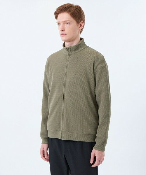 MACKINTOSH PHILOSOPHY(MENS) / マッキントッシュ フィロソフィー　メンズ ブルゾン | ブリテック スタンドカラージップアップ テクノワッフル | 詳細4