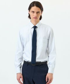 MACKINTOSH PHILOSOPHY(MENS) / マッキントッシュ フィロソフィー　メンズ シャツ・ブラウス | トロッター セミワイドシャツ 無地/ブルーバリエーション