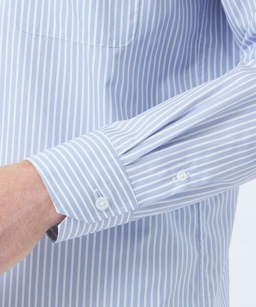 MACKINTOSH PHILOSOPHY(MENS) / マッキントッシュ フィロソフィー　メンズ シャツ・ブラウス | トロッター セミワイドシャツ 無地/ブルーバリエーション | 詳細8