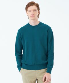 MACKINTOSH PHILOSOPHY(MENS) / マッキントッシュ フィロソフィー　メンズ ニット・セーター | 14G カノコ風ジャカード クルーネックニット