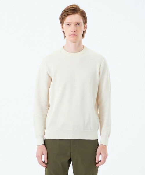 MACKINTOSH PHILOSOPHY(MENS) / マッキントッシュ フィロソフィー メンズ ニット・セーター | 14G カノコ風ジャカード クルーネックニット | 詳細5