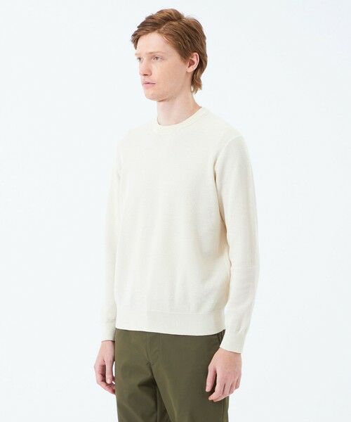 MACKINTOSH PHILOSOPHY(MENS) / マッキントッシュ フィロソフィー メンズ ニット・セーター | 14G カノコ風ジャカード クルーネックニット | 詳細6