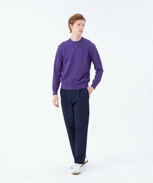 MACKINTOSH PHILOSOPHY(MENS) / マッキントッシュ フィロソフィー メンズ ニット・セーター | 14G カノコ風ジャカード クルーネックニット | 詳細2