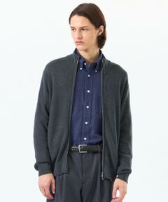 MACKINTOSH PHILOSOPHY(MENS) / マッキントッシュ フィロソフィー　メンズ ニット・セーター | 12G1P 片畦 スタンドジップアップ