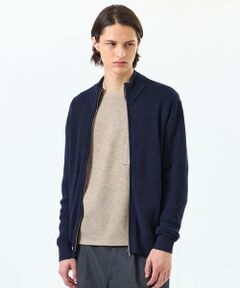 MACKINTOSH PHILOSOPHY(MENS) / マッキントッシュ フィロソフィー　メンズ ニット・セーター | 12G1P 片畦 スタンドジップアップ