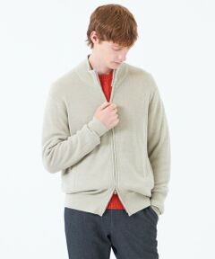 MACKINTOSH PHILOSOPHY(MENS) / マッキントッシュ フィロソフィー　メンズ ニット・セーター | 12G1P 片畦 スタンドジップアップ
