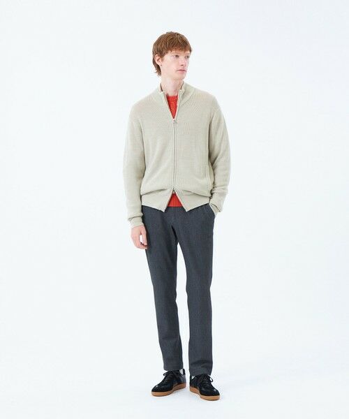 MACKINTOSH PHILOSOPHY(MENS) / マッキントッシュ フィロソフィー　メンズ ニット・セーター | 12G1P 片畦 スタンドジップアップ | 詳細3