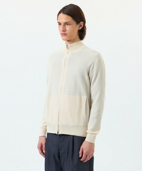 MACKINTOSH PHILOSOPHY(MENS) / マッキントッシュ フィロソフィー　メンズ ニット・セーター | 14G カノコ風ジャカード ドライバーズニット | 詳細4