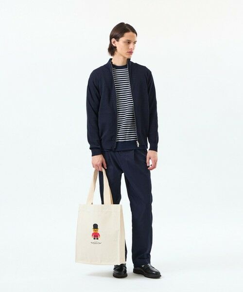 MACKINTOSH PHILOSOPHY(MENS) / マッキントッシュ フィロソフィー　メンズ ニット・セーター | 14G カノコ風ジャカード ドライバーズニット | 詳細1