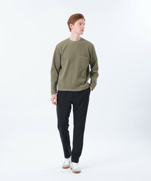 MACKINTOSH PHILOSOPHY(MENS) / マッキントッシュ フィロソフィー　メンズ カットソー | ブリテック クルーネックロンT テクノワッフル | 詳細3