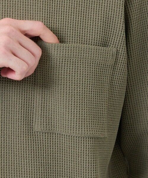 MACKINTOSH PHILOSOPHY(MENS) / マッキントッシュ フィロソフィー　メンズ カットソー | ブリテック クルーネックロンT テクノワッフル | 詳細7