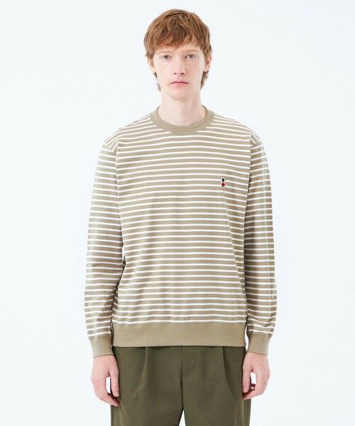 MACKINTOSH PHILOSOPHY(MENS) / マッキントッシュ フィロソフィー　メンズ カットソー | バッキンガムベア バスク天竺 ワイドリブロンT | 詳細5