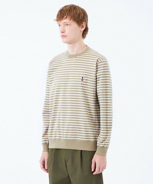 MACKINTOSH PHILOSOPHY(MENS) / マッキントッシュ フィロソフィー　メンズ カットソー | バッキンガムベア バスク天竺 ワイドリブロンT | 詳細6