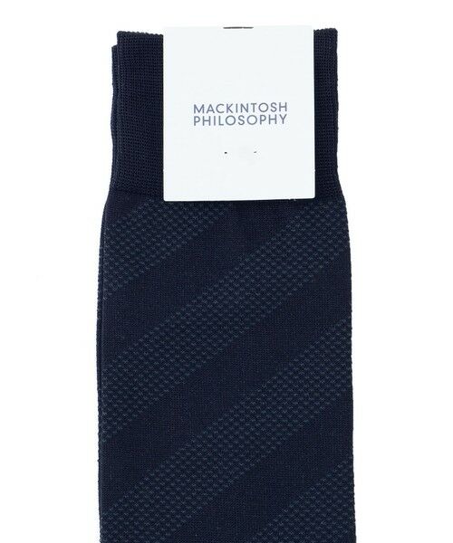 MACKINTOSH PHILOSOPHY(MENS) / マッキントッシュ フィロソフィー　メンズ その他インナー・ルームウェア | レジメンタルライン ビジネスソックス | 詳細1
