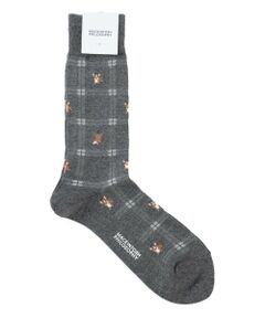 MACKINTOSH PHILOSOPHY(MENS) / マッキントッシュ フィロソフィー　メンズ その他インナー・ルームウェア | コーギー×チェック カジュアルソックス