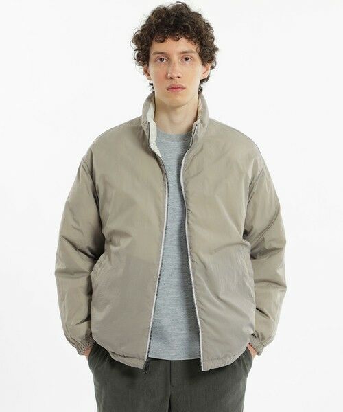 MACKINTOSH PHILOSOPHY(MENS) / マッキントッシュ フィロソフィー メンズ ブルゾン | リバーシブルショートダウン with TAION(グレー3)