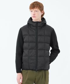 MACKINTOSH PHILOSOPHY(MENS) / マッキントッシュ フィロソフィー　メンズ ブルゾン | スクエアキルト＆ニット コンビパーカー with TAION