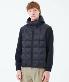 MACKINTOSH PHILOSOPHY(MENS) / マッキントッシュ フィロソフィー　メンズ ブルゾン | スクエアキルト＆ニット コンビパーカー with TAION